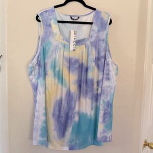 NWT BloomChic Women's Colorful Tie-Dye Tank Top